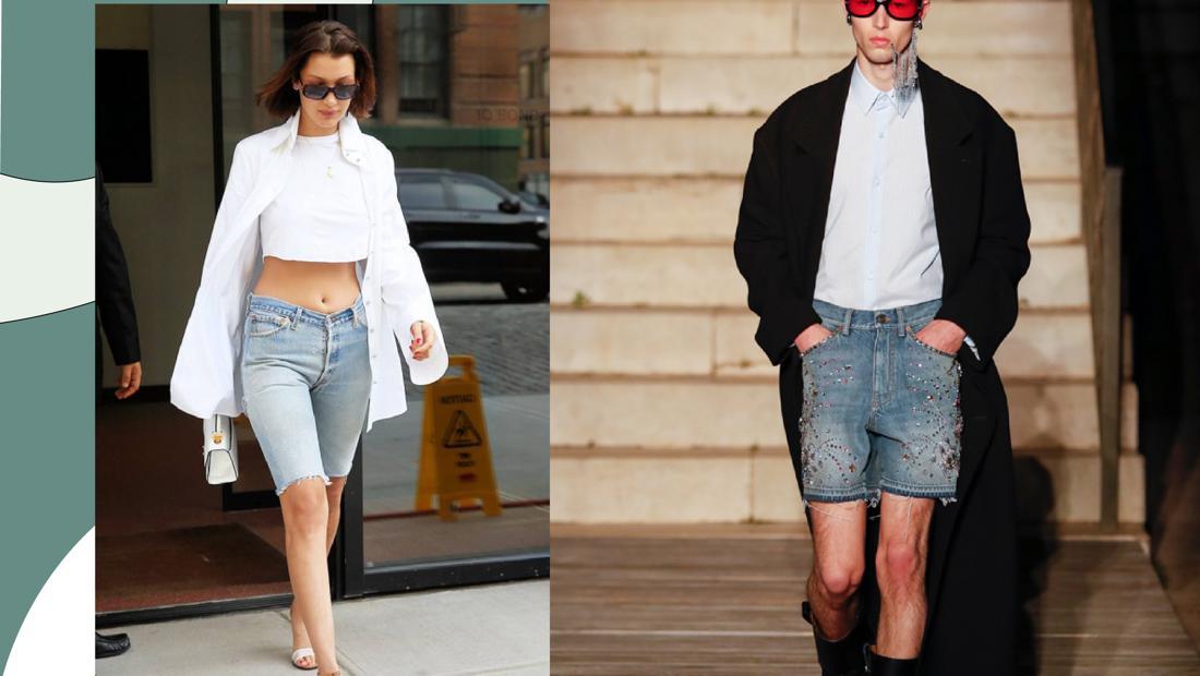 Long and the short of it: why knee-grazing jorts are big this